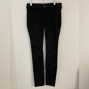 EUC Hollister Black Low Rise, Super Skinny Black Jeans size 27